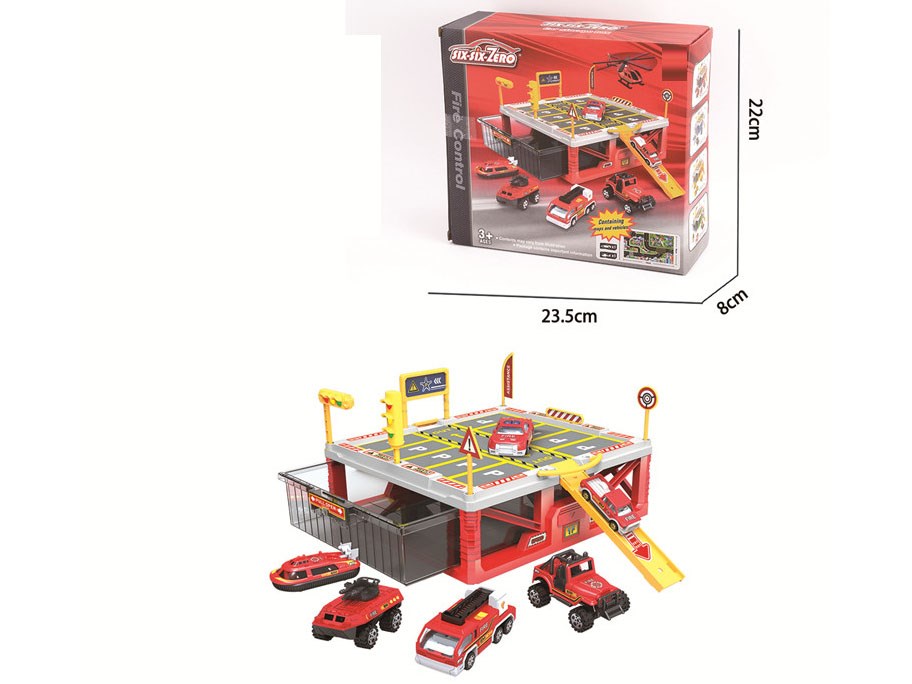 DIE-CAST PARKING LOT SET